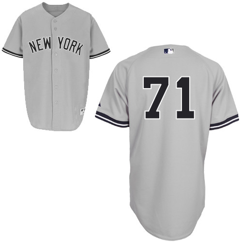 Corban Joseph #71 MLB Jersey-New York Yankees Men's Authentic Road Gray Baseball Jersey